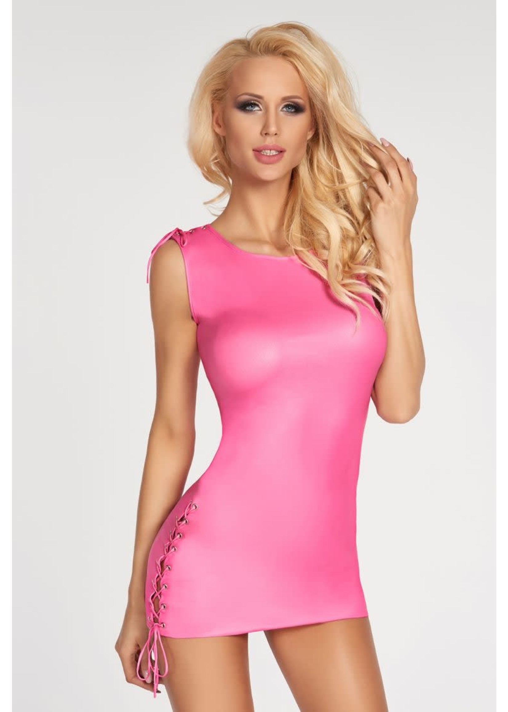 7 HEAVEN 7 HEAVEN - SEXY PINK DRESS WITH LACING - 3XLARGE