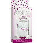 DOC JOHNSON ORALOVE FEM. HYGIENE PLEASURE WIPES 5 PK