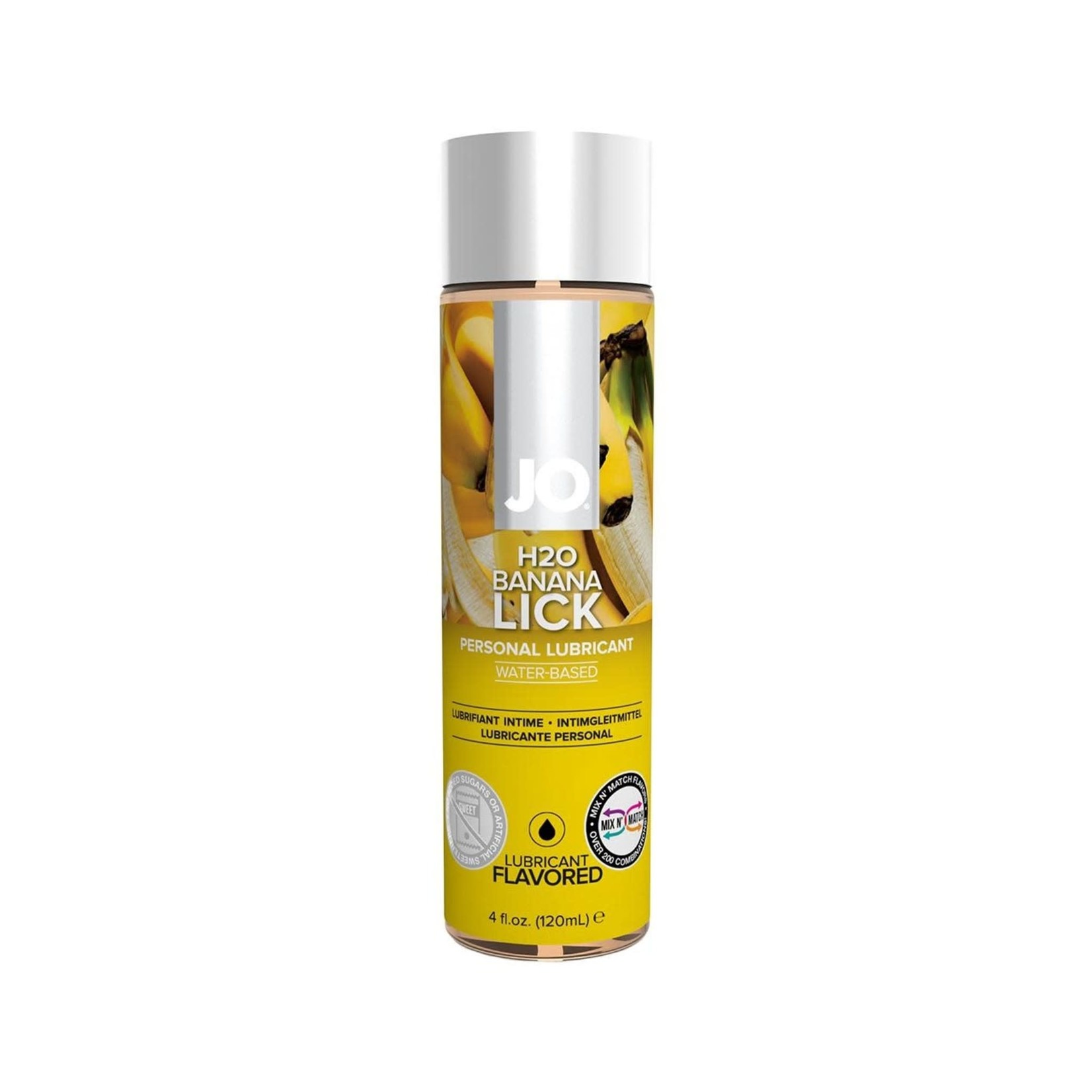 SYSTEM JO JO - H2O - FLAVOURED LUBRICANT - BANANA LICK - 4 oz