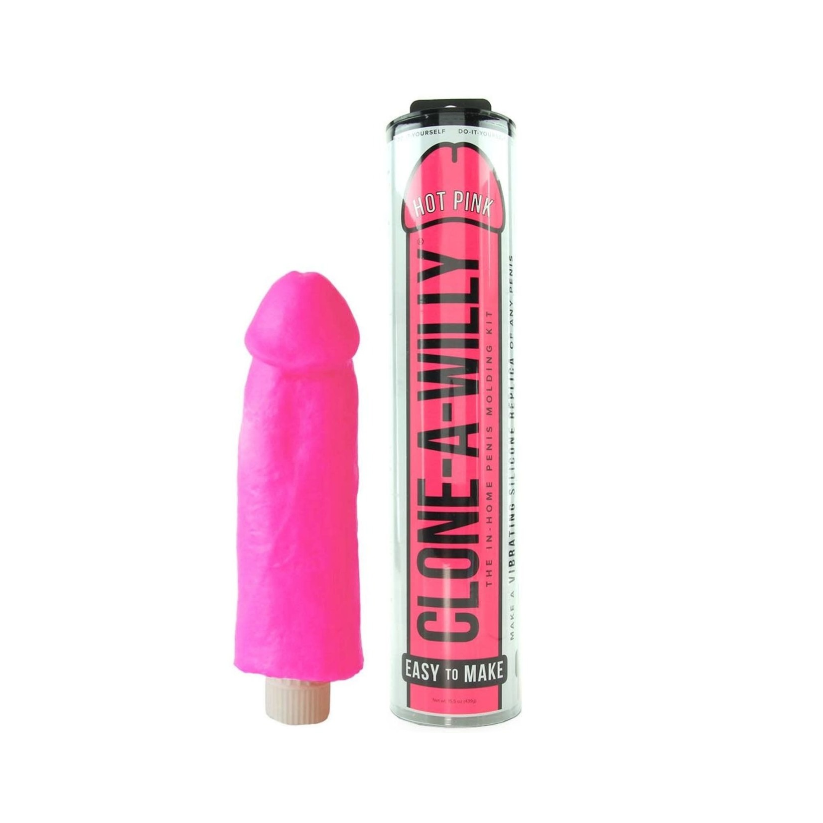 CLONE A WILLY (EMPIRE LABS) CLONE-A-WILLY VIBE KIT GLOW IN THE DARK - HOT PINK