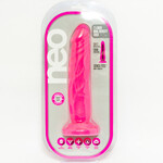 BLUSH BLUS H- NEO - 7.5" DUAL DENSITY COCK - NEON PINK