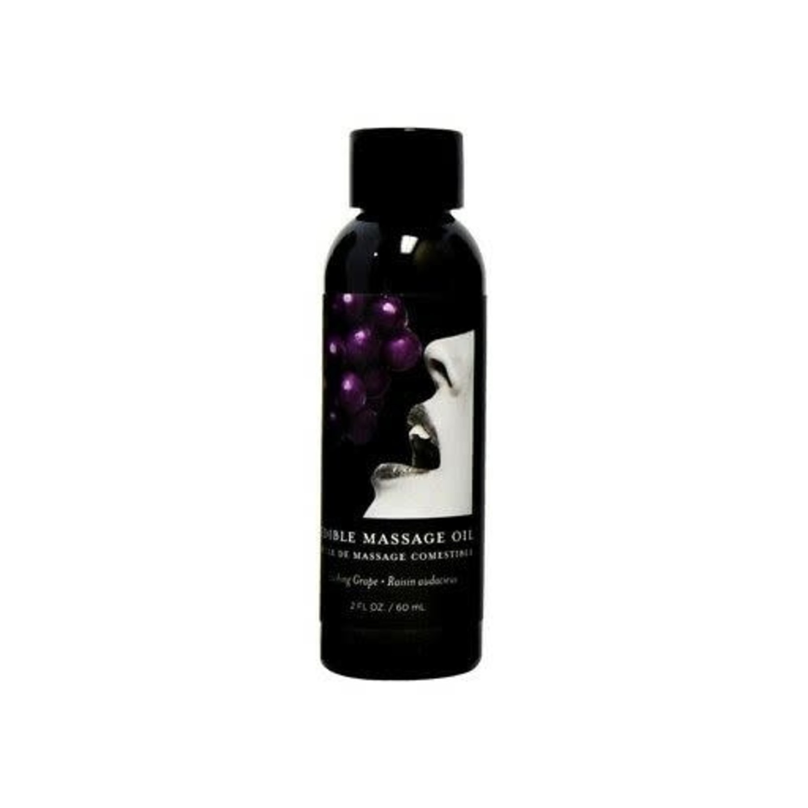 EARTHLY BODY EARTHLY BODY - EDIBLE MASSAGE OIL 2OZ. - GUSHING GRAPE