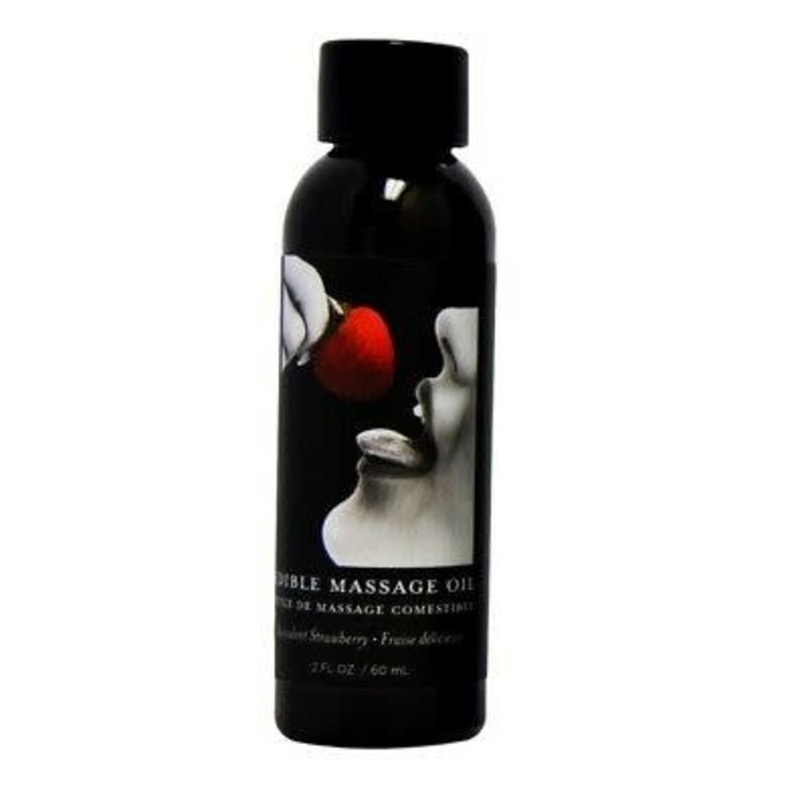 EARTHLY BODY EARTHLY BODY - EDIBLE MASSAGE OIL 2OZ. - SUCCULENT STRAWBERRY