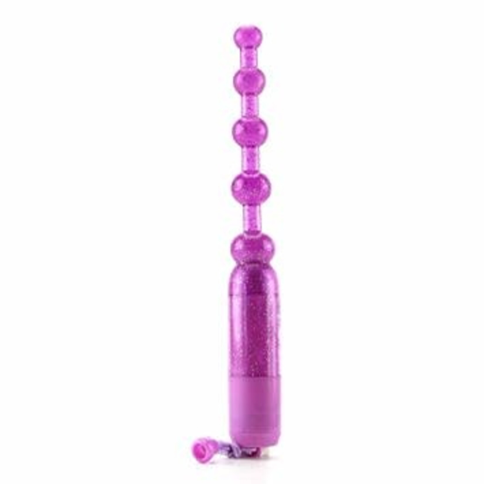 CALEXOTICS WATERPROOF VIBRATING PLEASURE BEADS - PURPLE