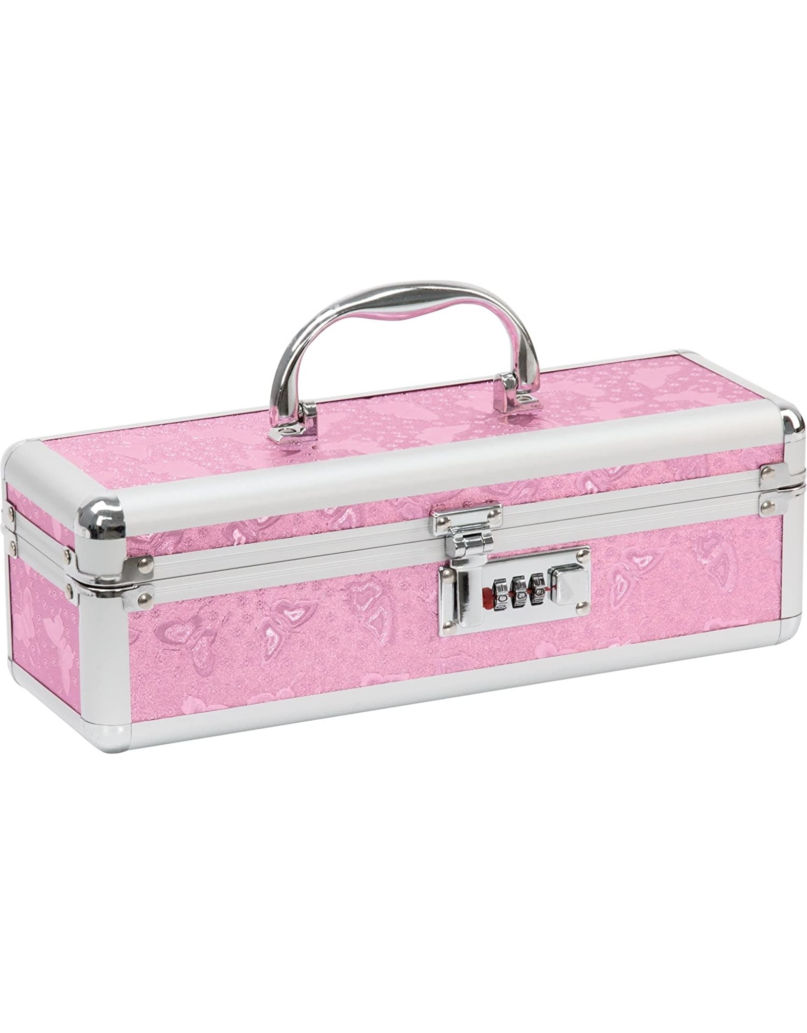 LOCKABLE VIBRATOR TOY CHEST - PINK