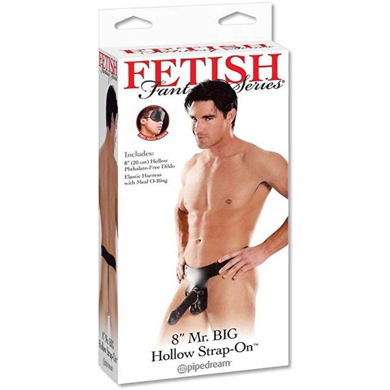 FETISH FANTASY FETISH FANTASY - MR.BIG HOLLOW 8" STRAP-ON