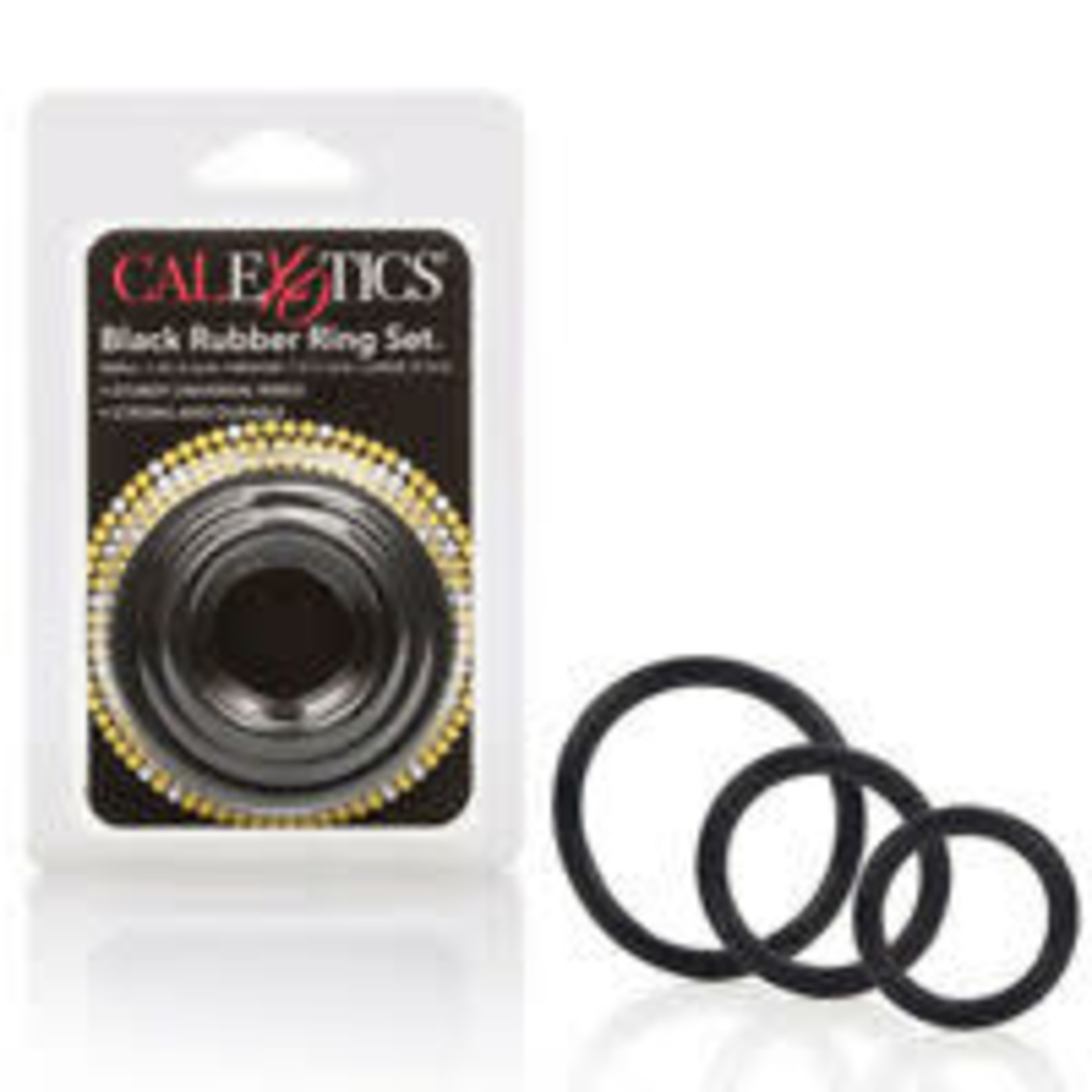 CALEXOTICS CALEXOTICS - RUBBER RINGS 3 PIECE SET