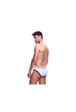 BACI BACI - WHITE BRIEF WITH MESH POUCH - M/L