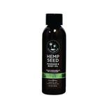 EARTHLY BODY EARTHLY BODY - HEMP SEED MASSAGE OIL 2OZ. - NAKED IN THE WOODS