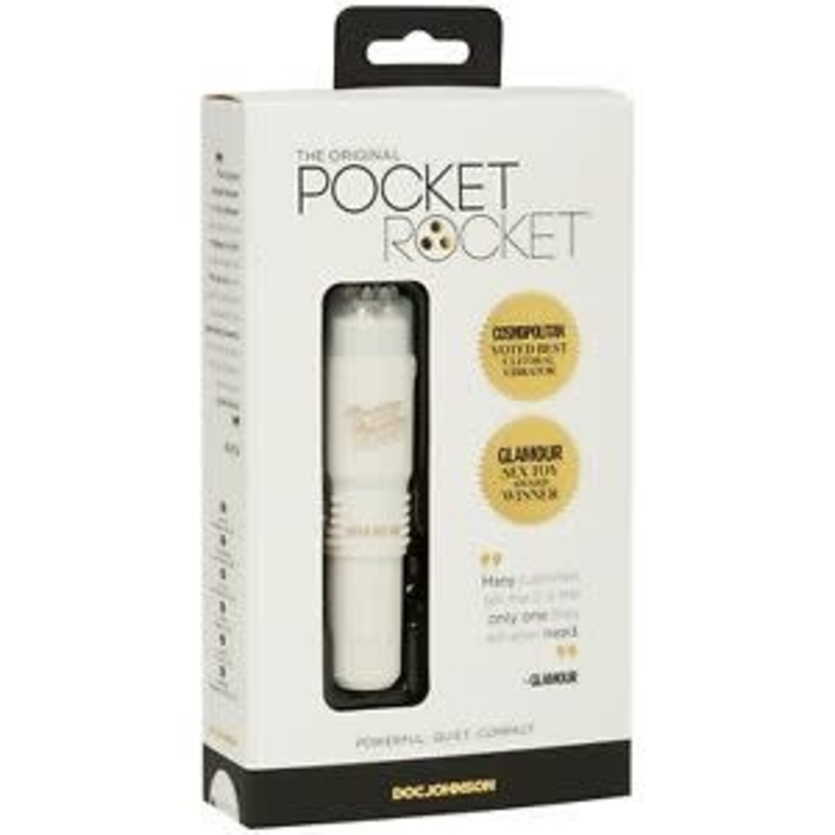 DOC JOHNSON THE ORIGINAL POCKET ROCKET - IVORY
