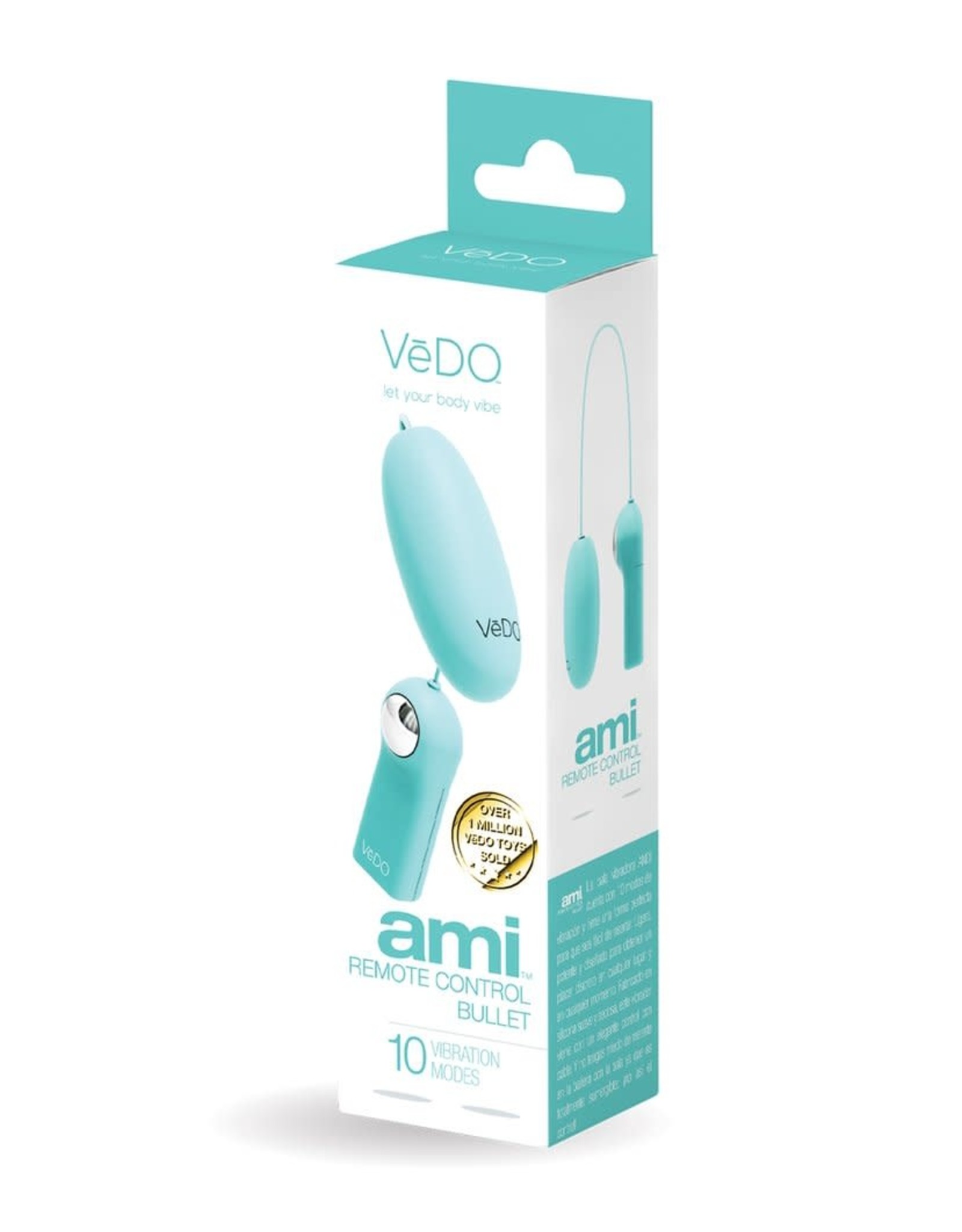 VEDO VEDO - AMI REMOTE CONTROL BULLET - TEASE ME TURQUOISE
