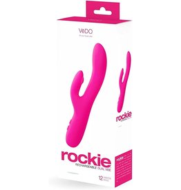 VEDO VEDO - ROCKIE RECHARGEABLE DUAL VIBE - FOXY PINK