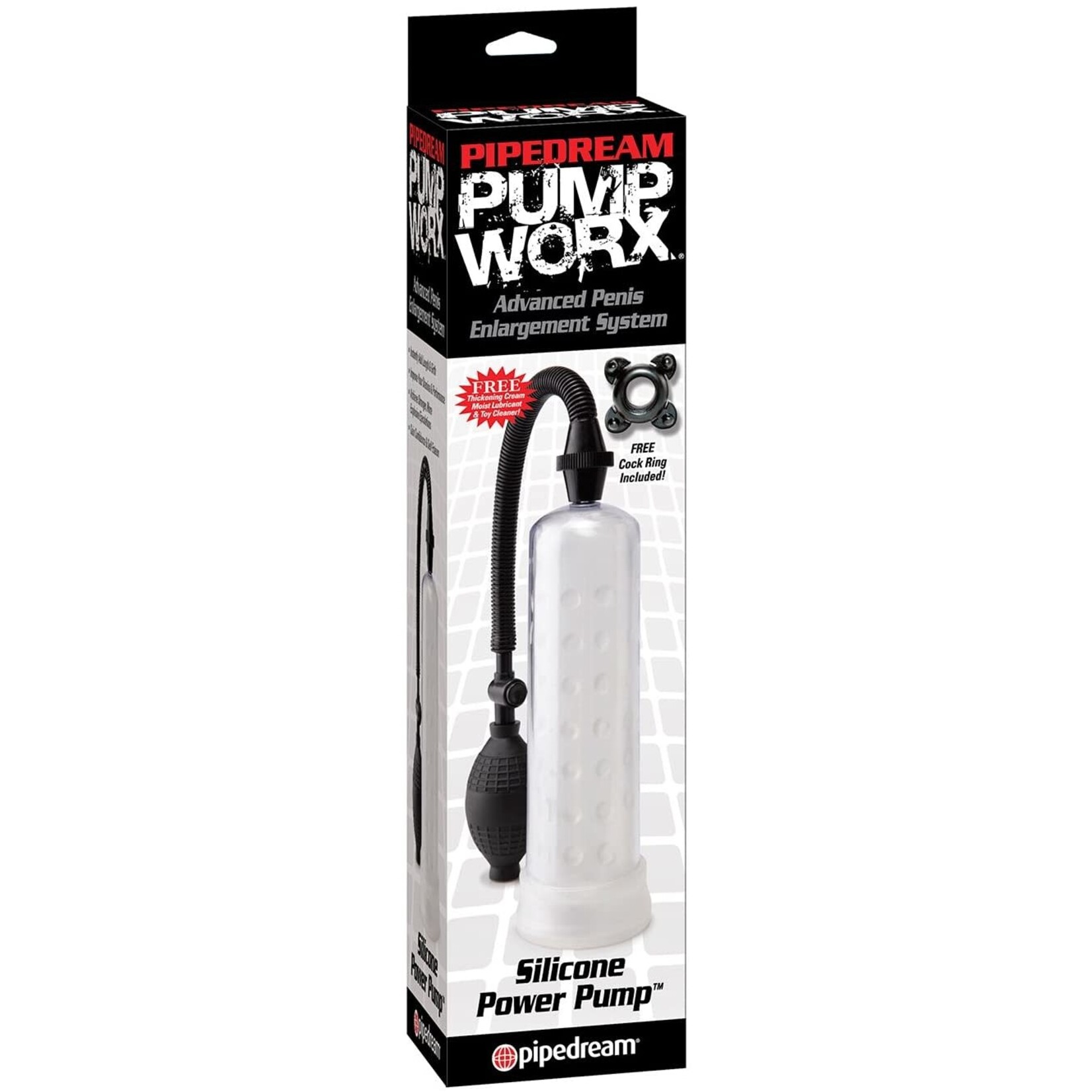 PIPEDREAM PIPEDREAM - PUMP WORX - SILICONE POWER PUMP - CLEAR