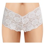 BACI BOY LEG LACE PANTY - WHITE - SMALL