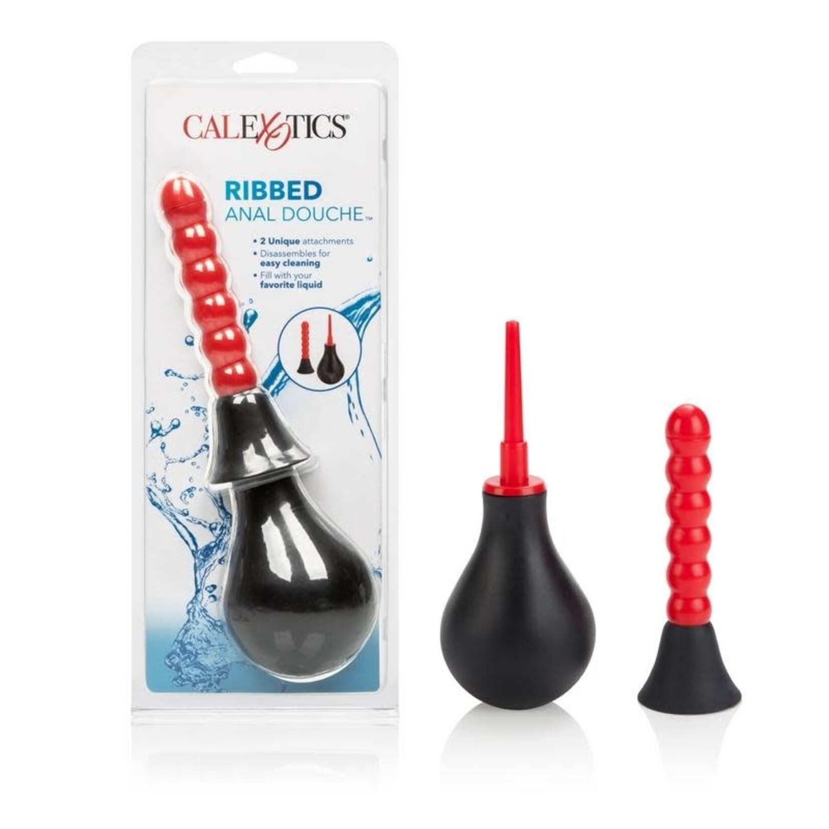 CALEXOTICS RIBBED ANAL DOUCHE