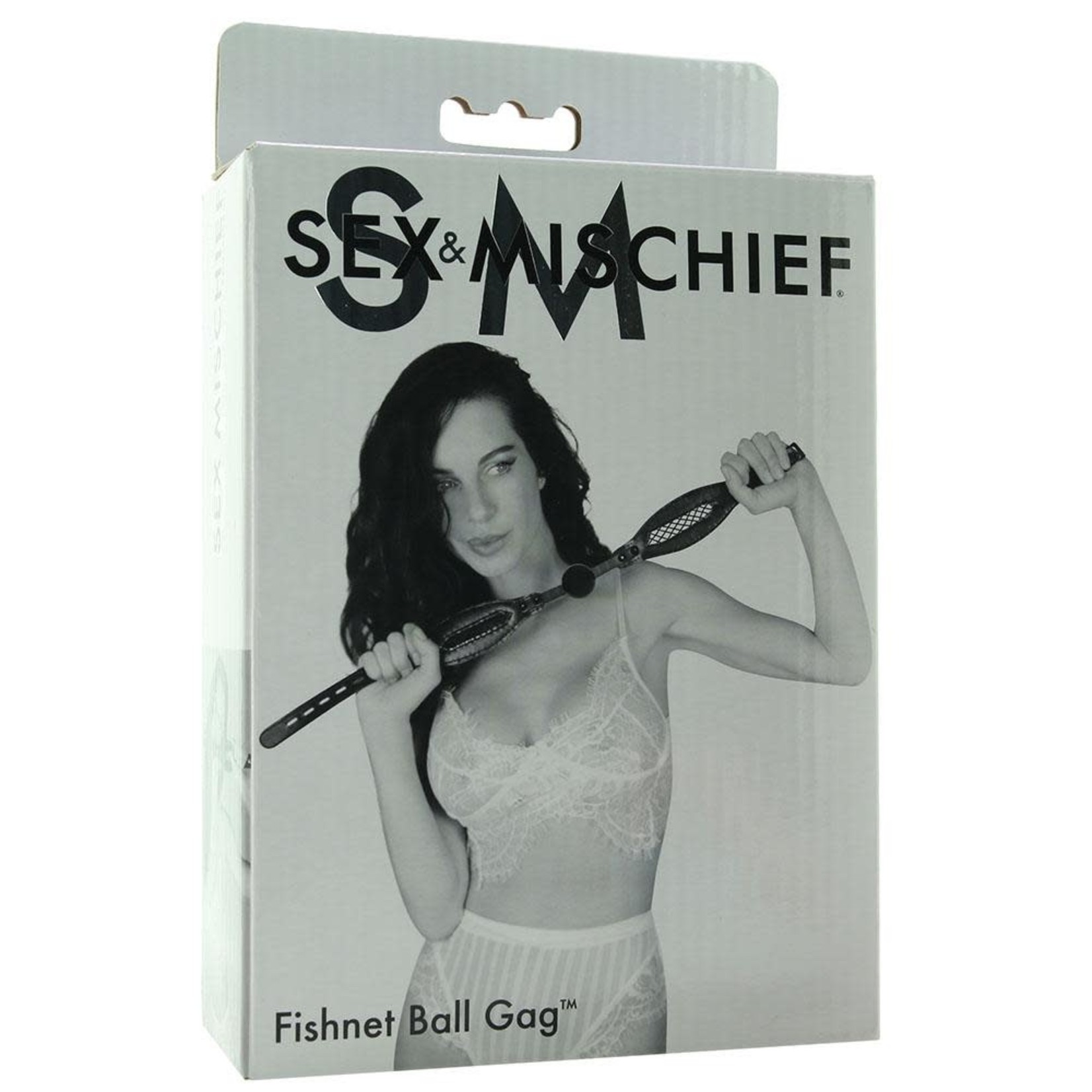 SEX & MISCHIEF SPORTSHEETS - S&M - FISHNET BALL GAG