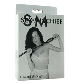 SEX & MISCHIEF SPORTSHEETS - S&M - FISHNET BALL GAG
