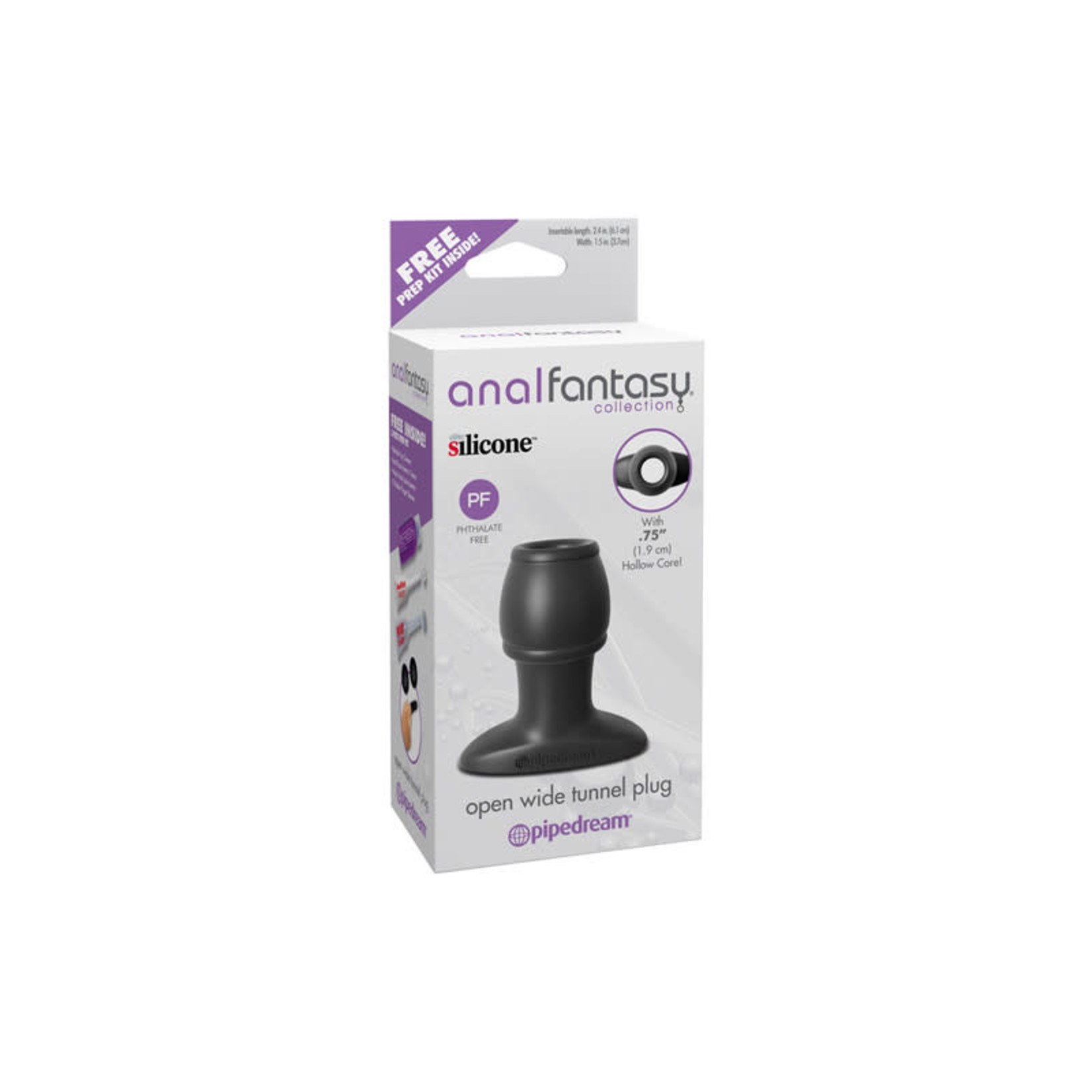 PIPEDREAM ANAL FANTASY COLLECTION - OPEN WIDE TUNNEL PLUG