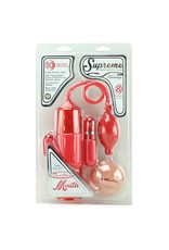SUPREME VIBRATING PENIS PUMP WITH REAL SKIN MOUTH