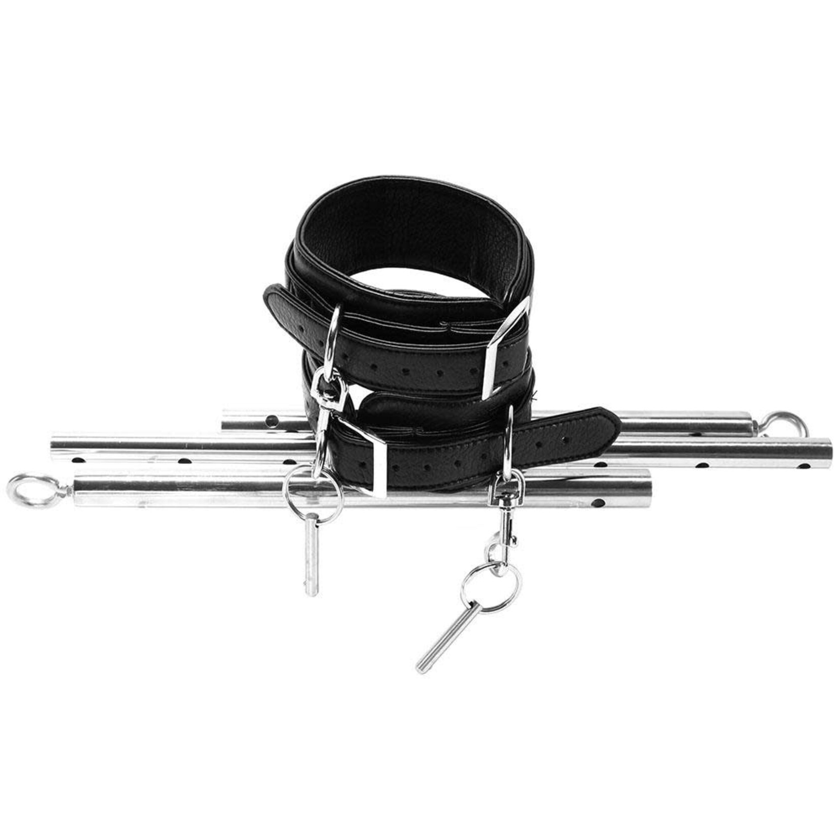 LUX FETISH LUX FETISH - EXPANDABLE SPREADER BAR CUFF SET