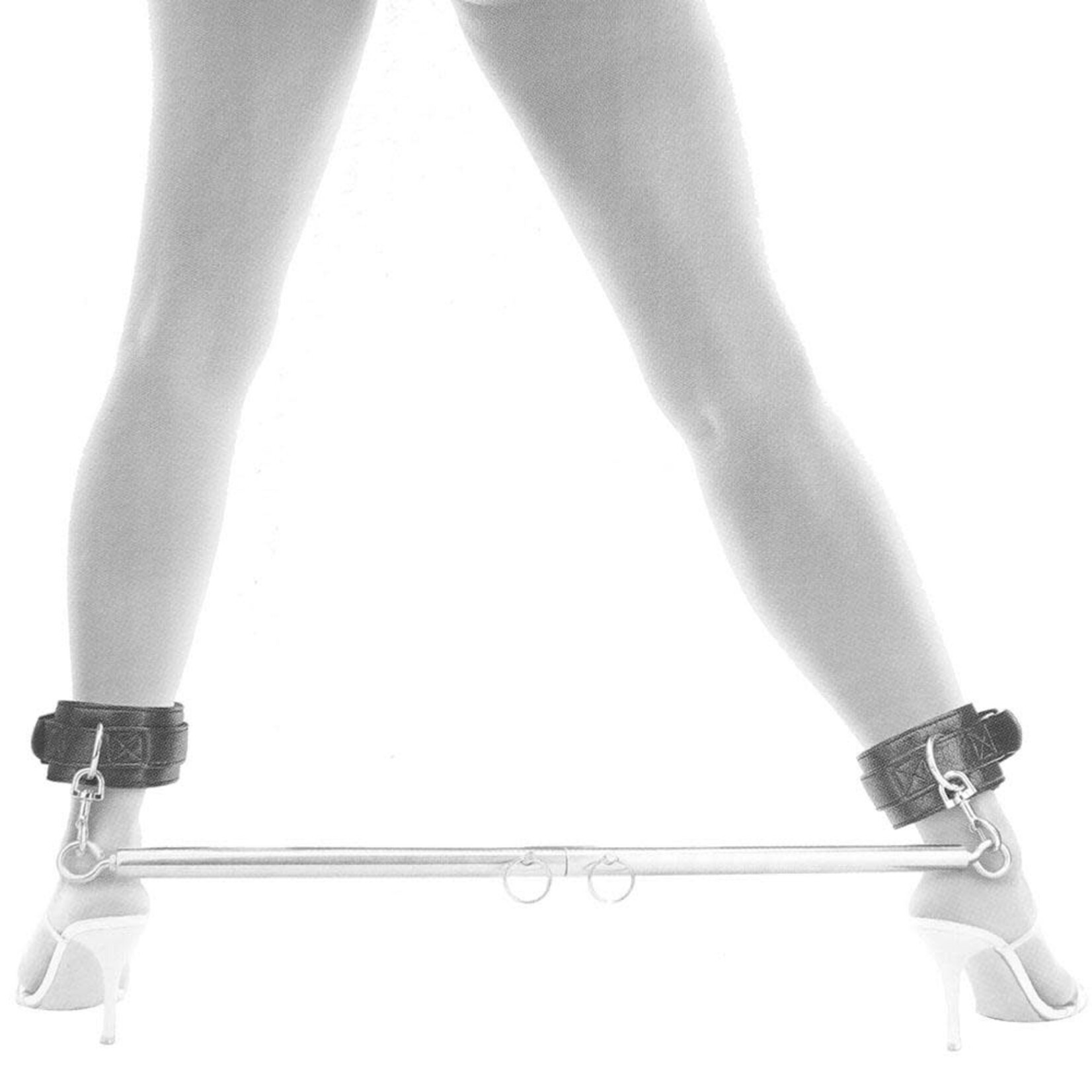 LUX FETISH LUX FETISH - EXPANDABLE SPREADER BAR CUFF SET