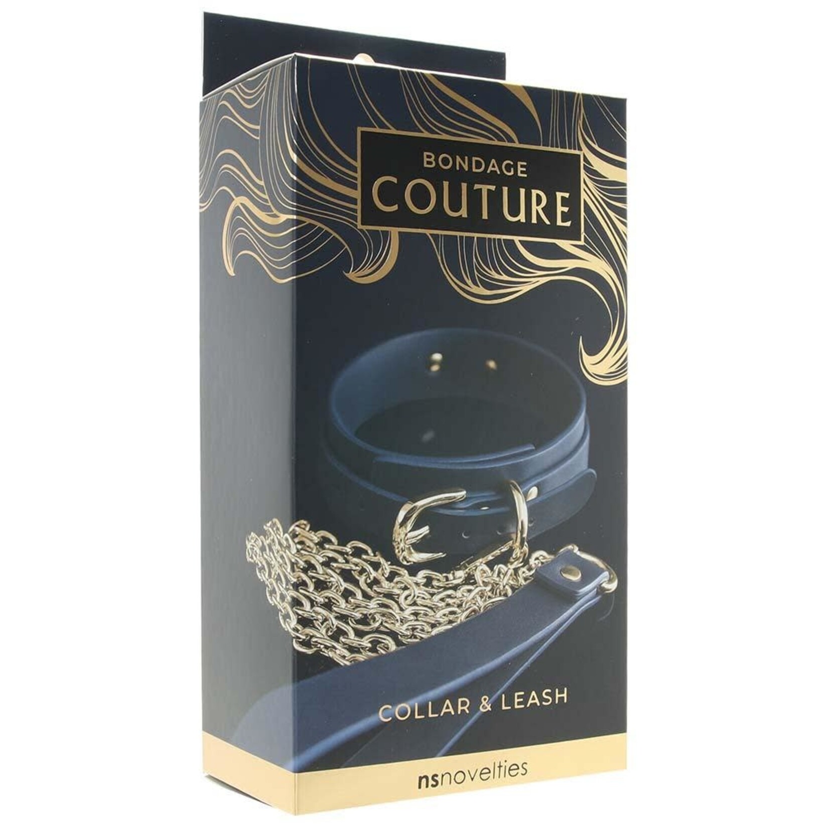 NS NOVELTIES BONDAGE COUTURE - COLLAR & LEASH