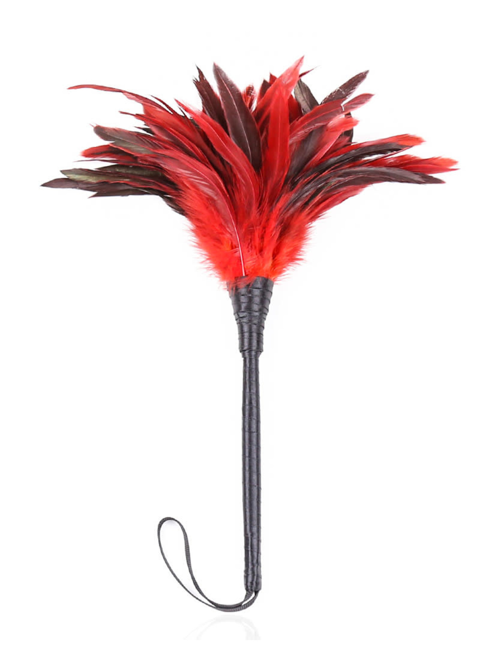 FEATHER TICKLER RED