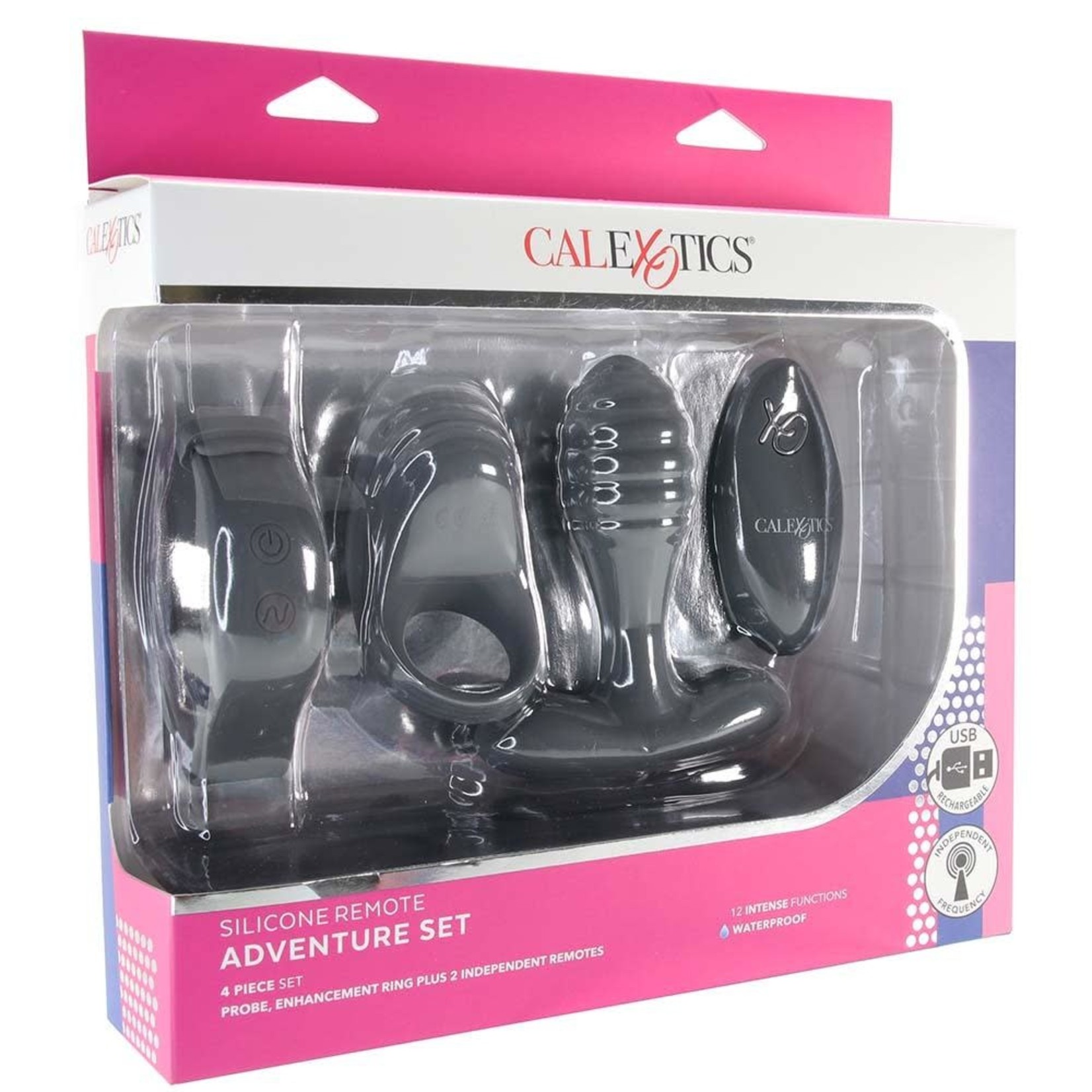 CALEXOTICS SILICONE REMOTE ADVENTURE SET