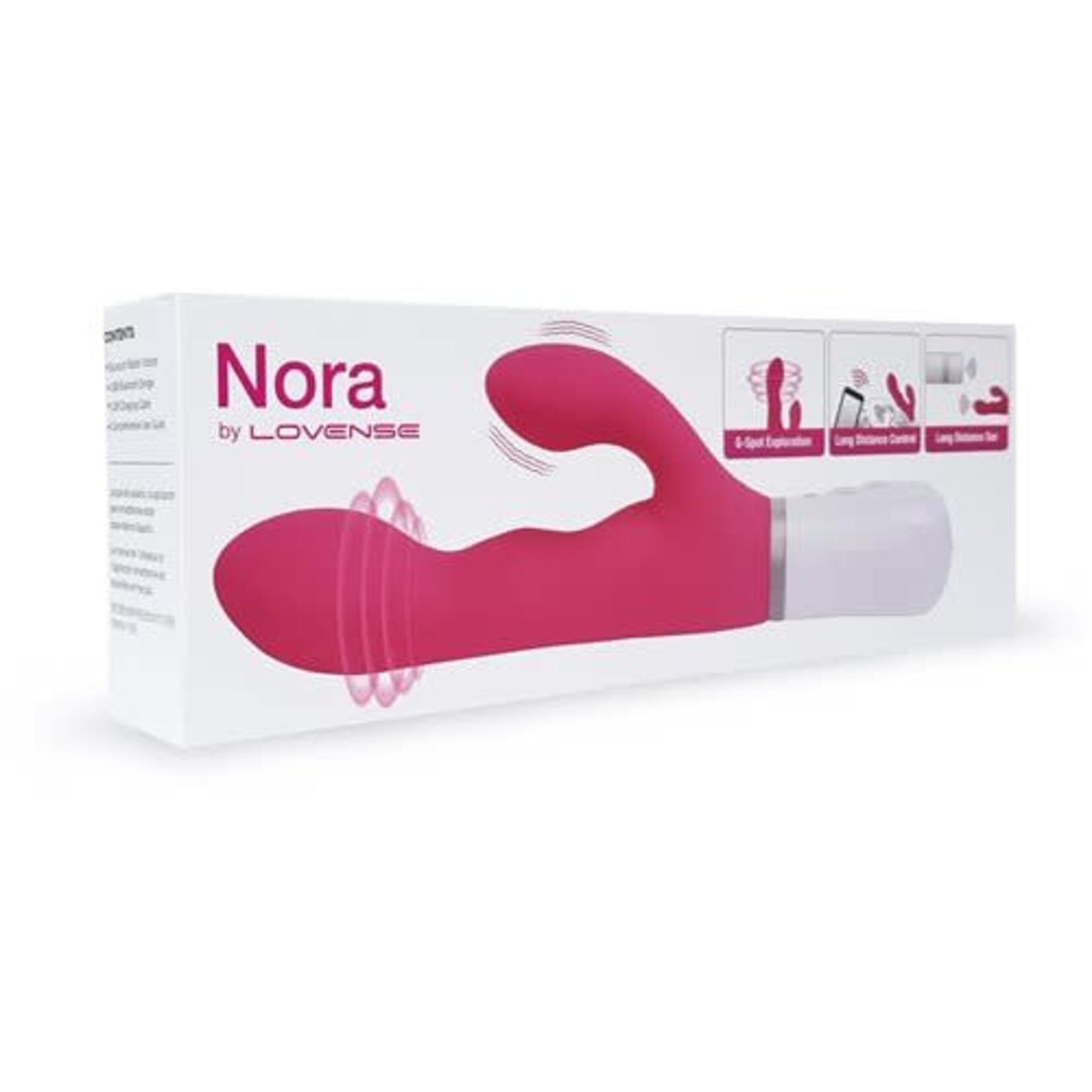 LOVENSE LOVENSE - NORA - BLUETOOTH RABBIT VIBRATOR - PINK