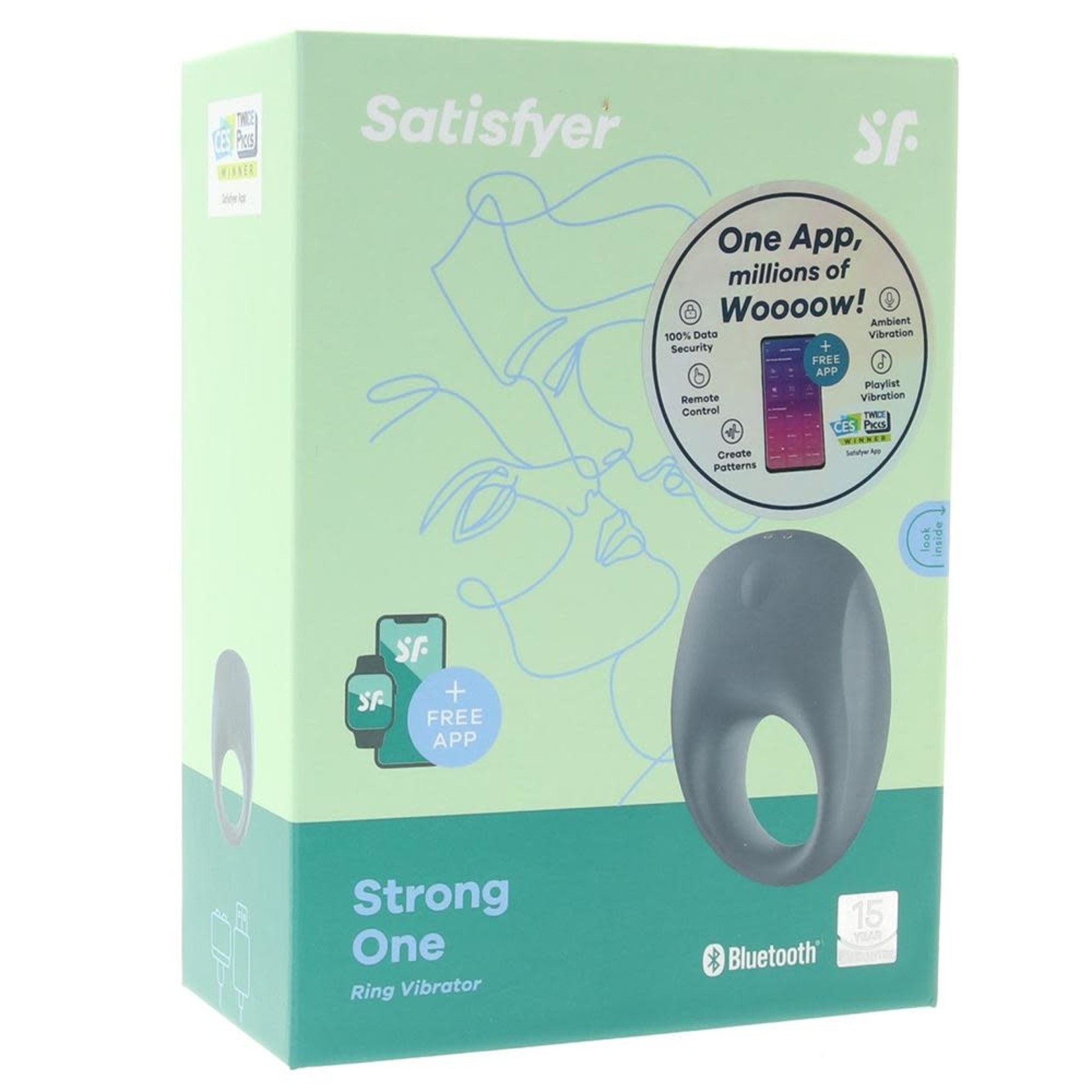 SATISFYER SATISFYER STRONG ONE RING WITH FREE APP