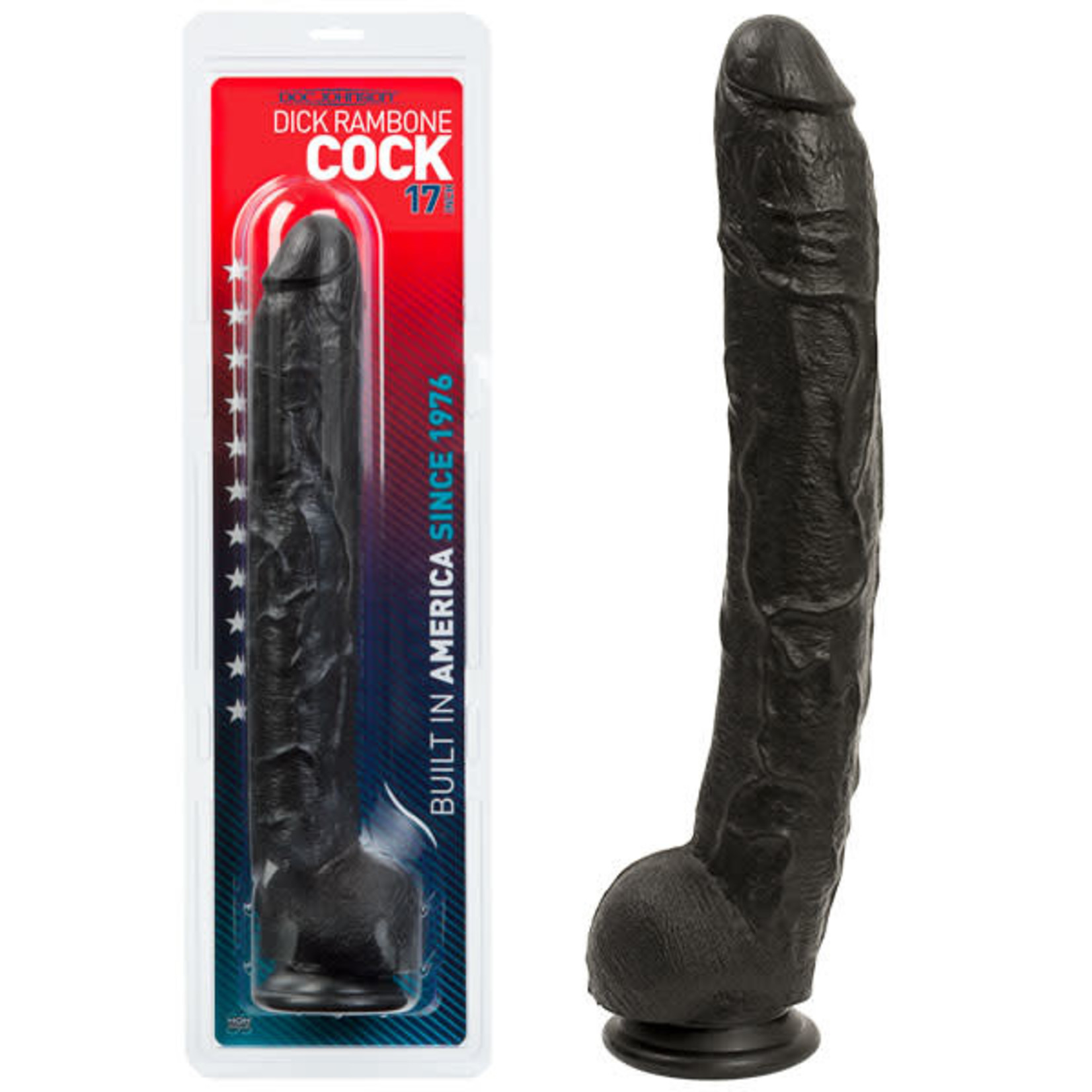 DOC JOHNSON DICK RAMBONE - BLACK