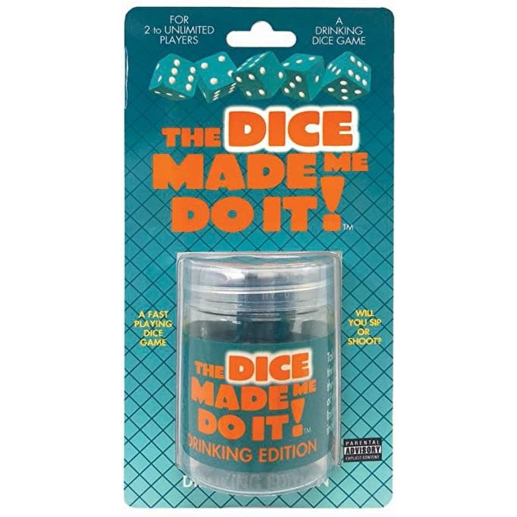 THE DICE MADE ME DO IT DICE GAME DRINKING EDITION