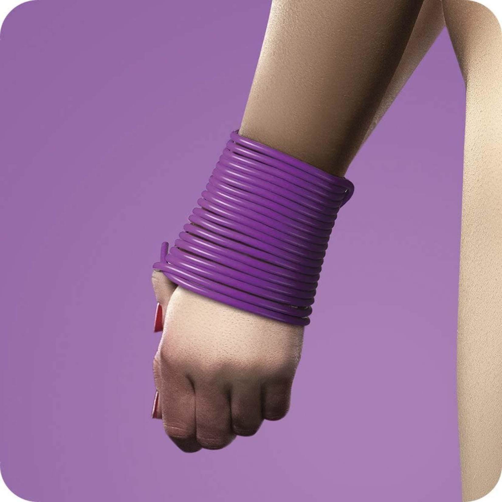OUCH OUCH! SILICONE ROPE - PURPLE