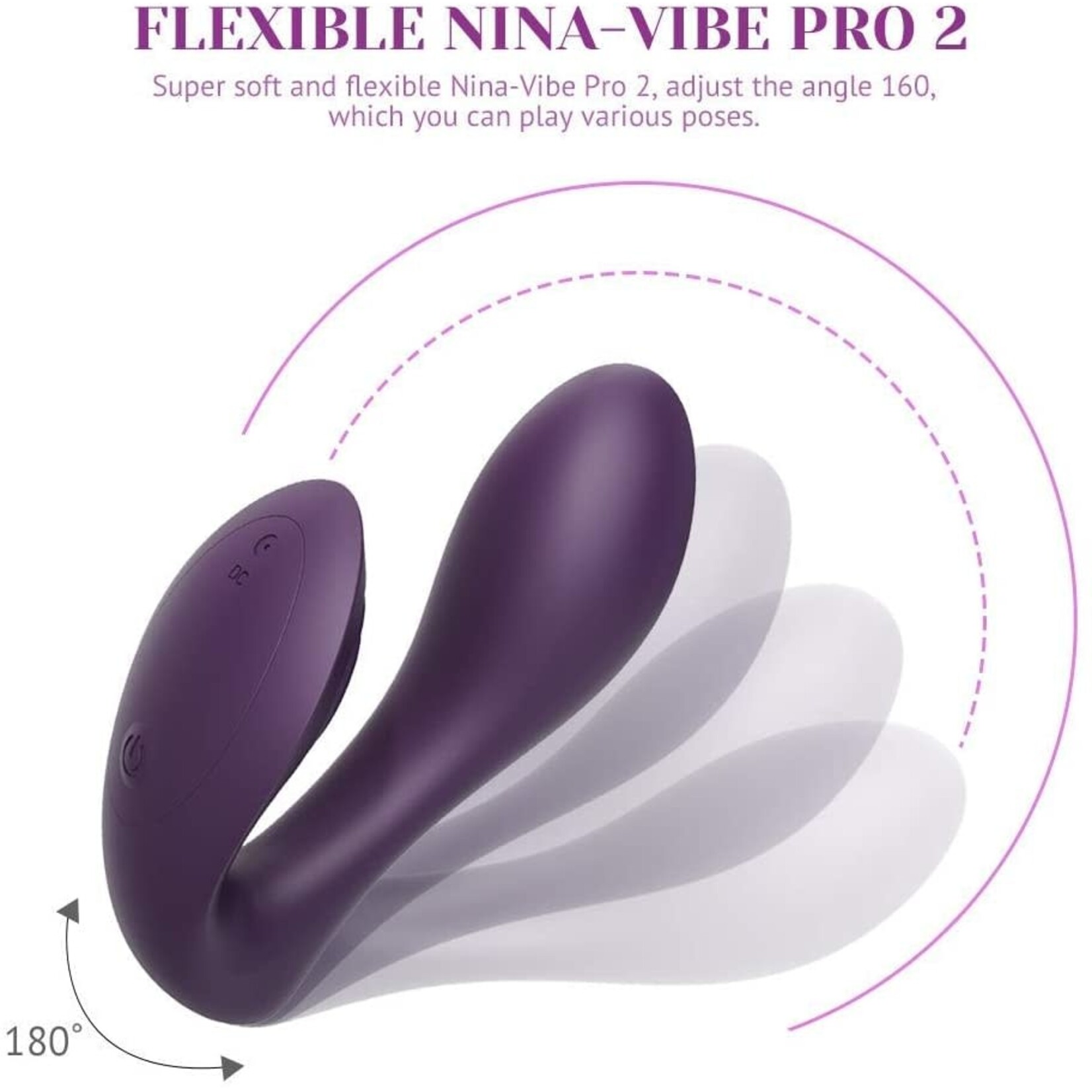 TRACY'S DOG TRACY'S DOG - DUOJOY COUPLE VIBRATOR PURPLE