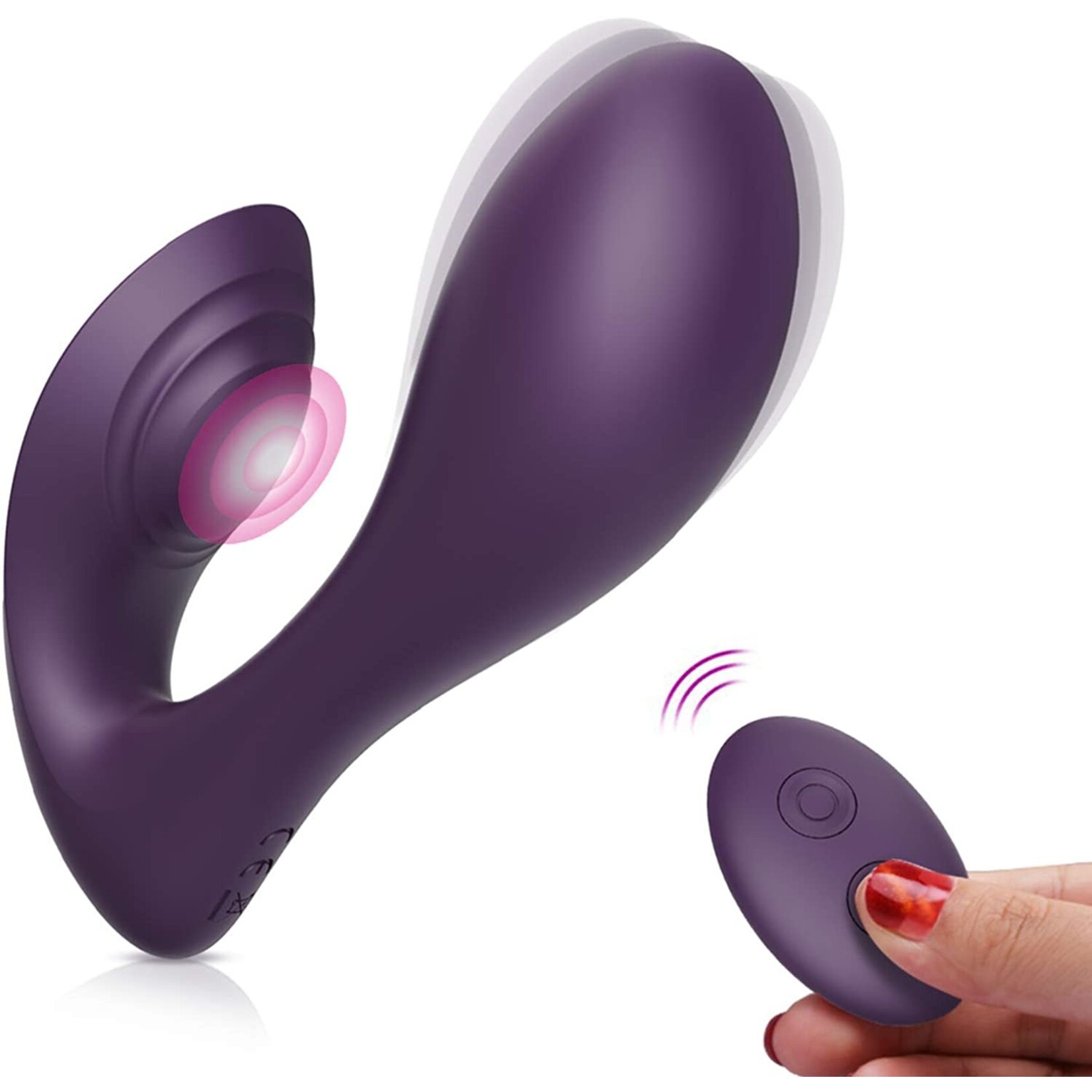 TRACY'S DOG TRACY'S DOG - DUOJOY COUPLE VIBRATOR PURPLE