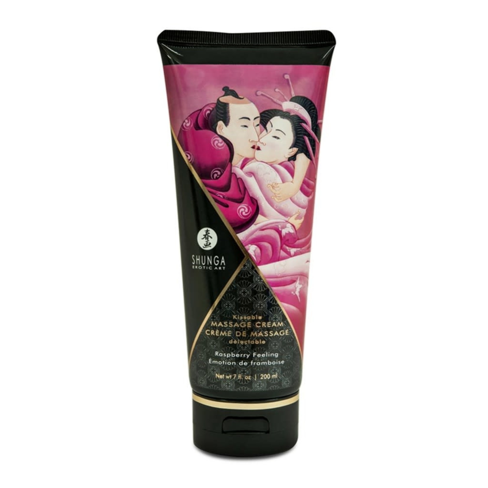 SHUNGA KISSABLE MASSAGE CREAMS RASPBERRY FEELING 7OZ.