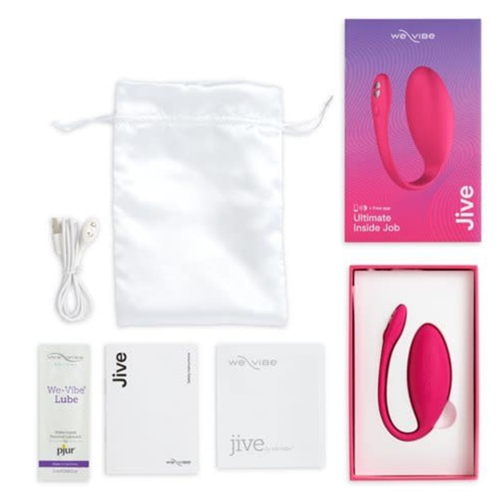 WE-VIBE WE-VIBE - JIVE PINK-ULTIMATE INSIDE JOB VIBRATOR