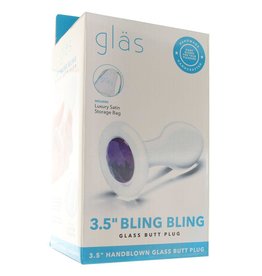 GLAS GLAS BLING BLING BUTT PLUG