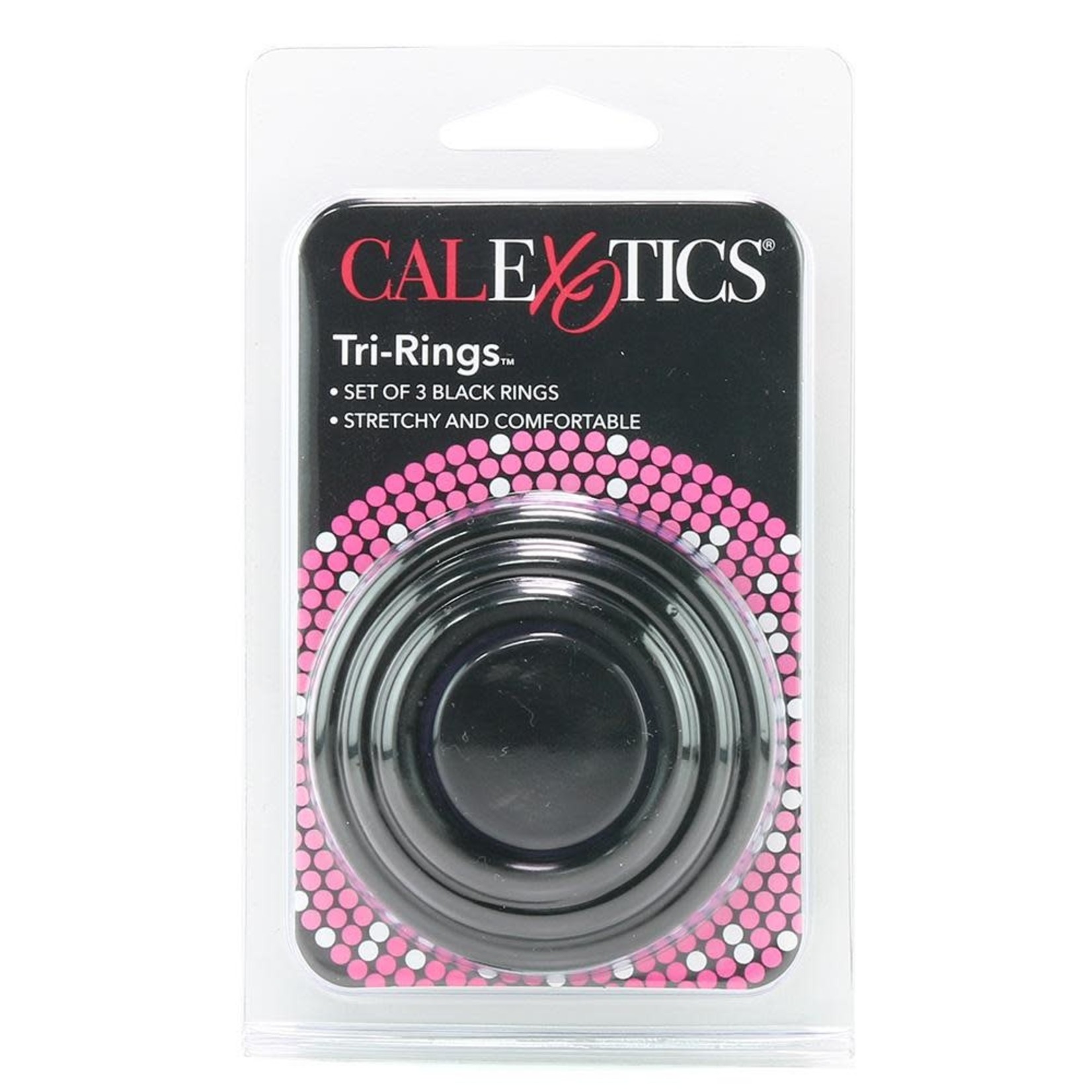 CALEXOTICS TRI-RINGS COCK RING SET