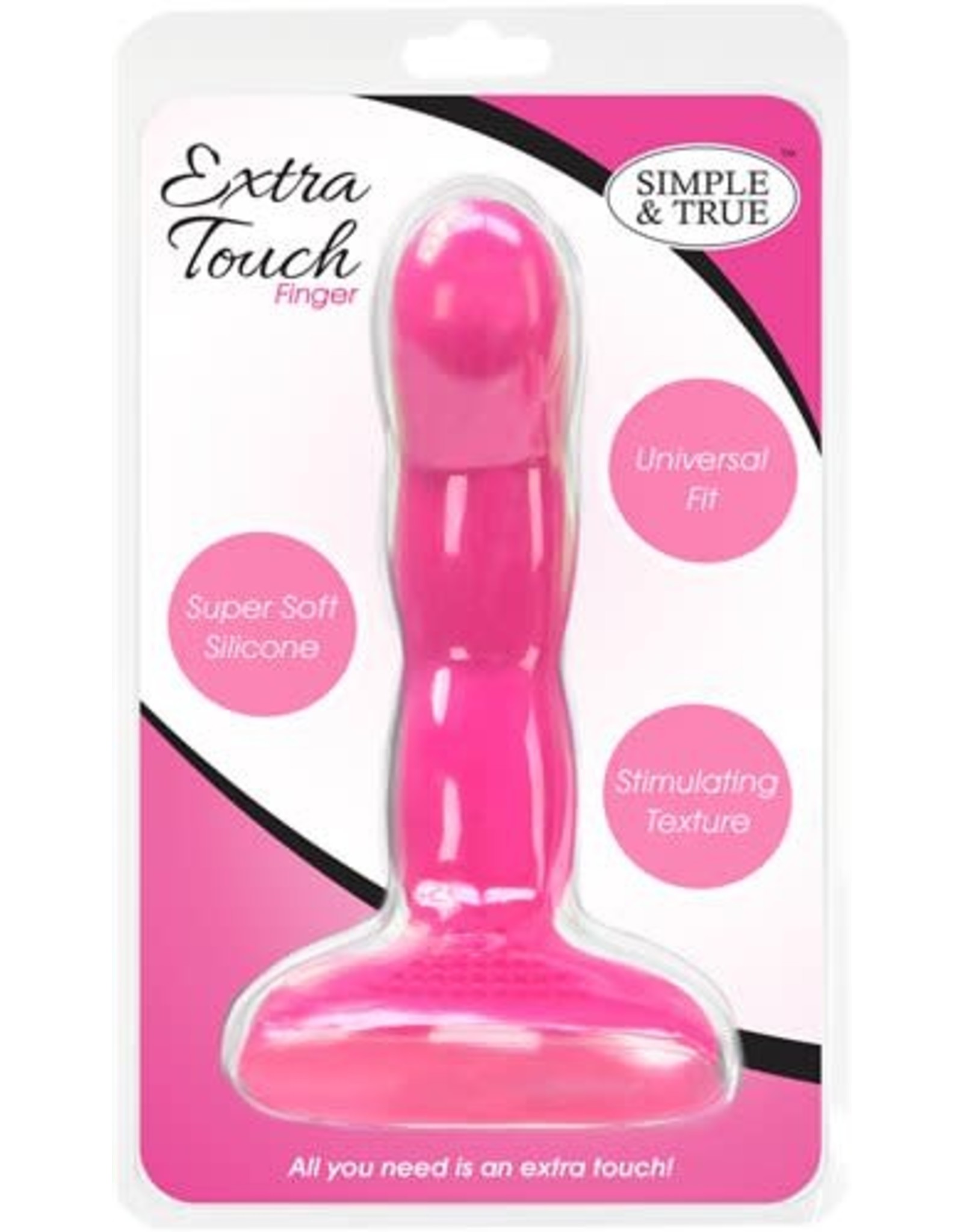 SIMPLE & TRUE EXTRA TOUCH FINGER DONG PINK