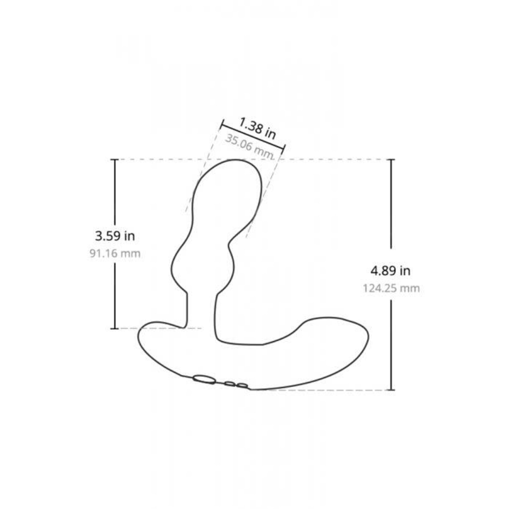 LOVENSE LOVENSE - EDGE 2 - BLUETOOTH PROSTATE MASSAGER - BLACK