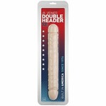 DOC JOHNSON THE CLASSIC - JR. VEINED DOUBLE HEADER 12 INCH WHITE