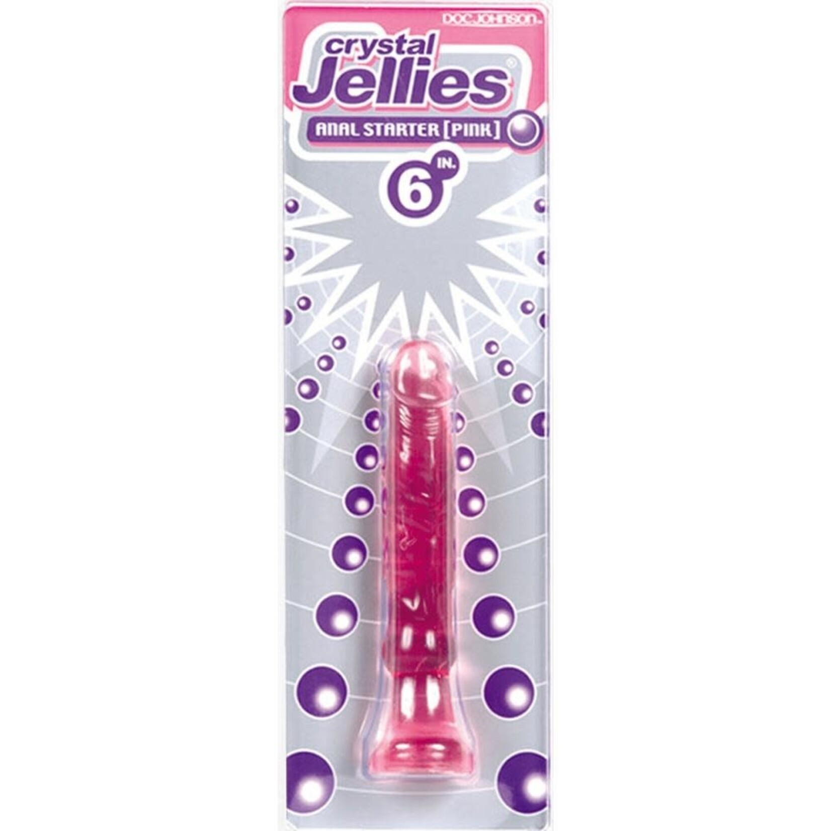 DOC JOHNSON CRYSTAL JELLIES - ANAL STARTER - PINK