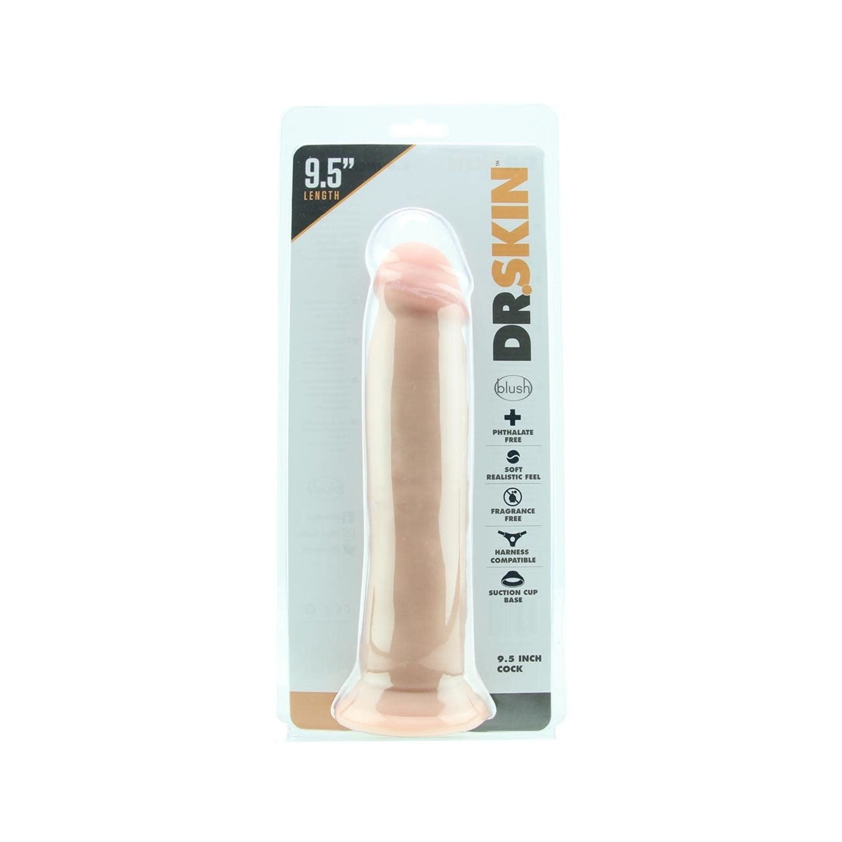 DR. SKIN BLUSH - DR. SKIN - 9.5" COCK - VANILLA