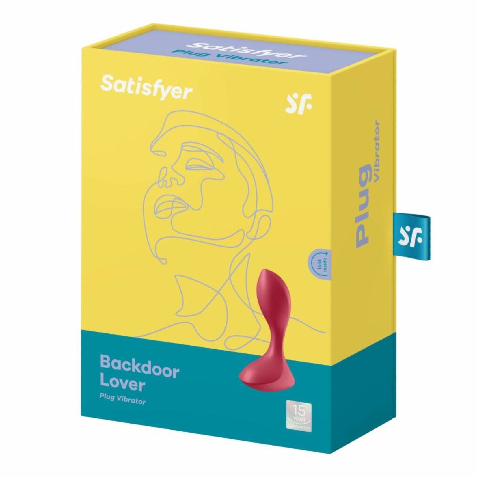 SATISFYER SATISFYER BACKDOOR LOVER RED
