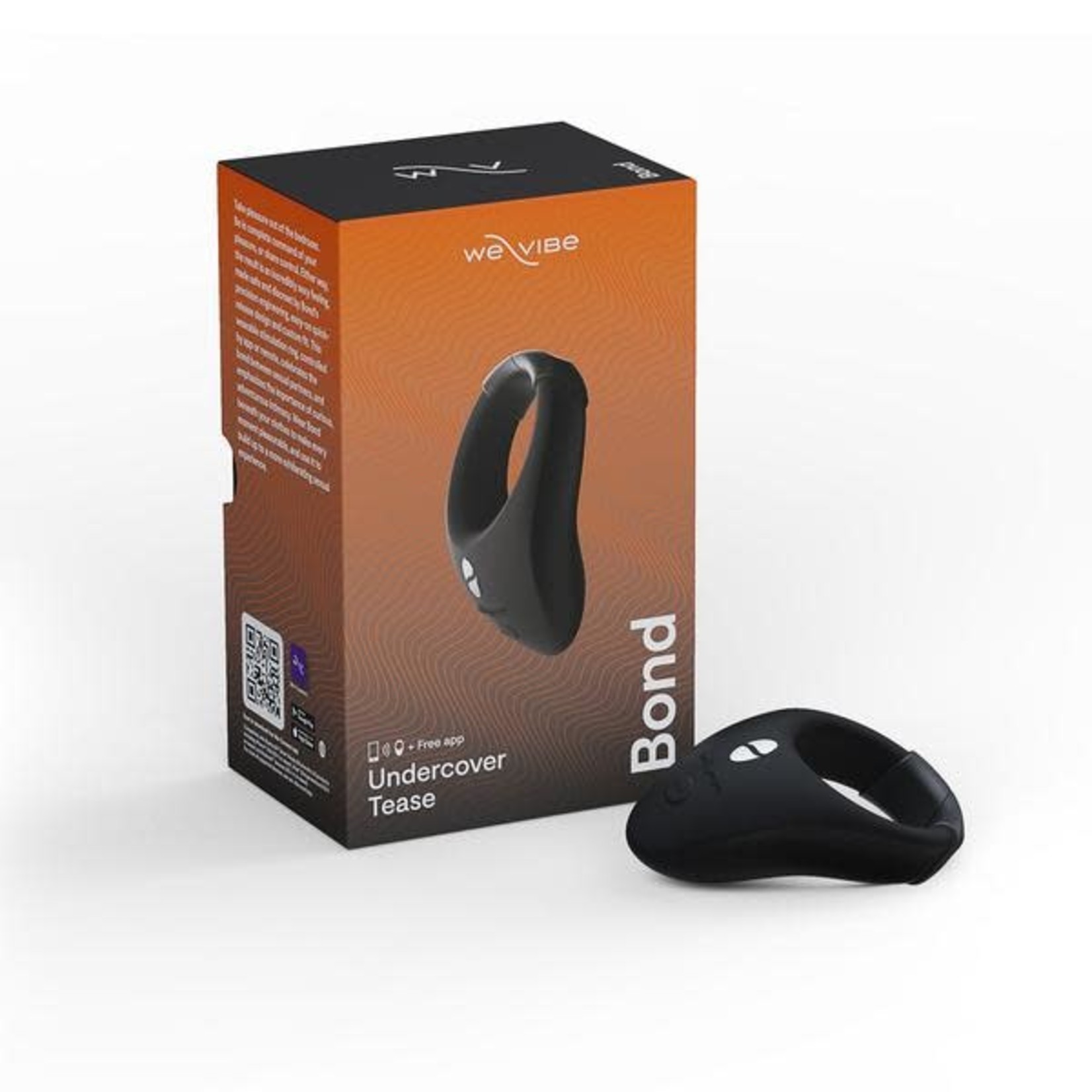 WE-VIBE WE-VIBE - BOND - WEARABLE COCK RING WITH REMOTE CONTROL - BLACK