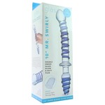 GLAS GLAS - 10" MR. SWIRLY DOUBLE DILDO & BUTT PLUG