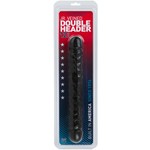 DOC JOHNSON DOC JOHNSON - JR VEINED DOUBLE HEADER 12" - BLACK