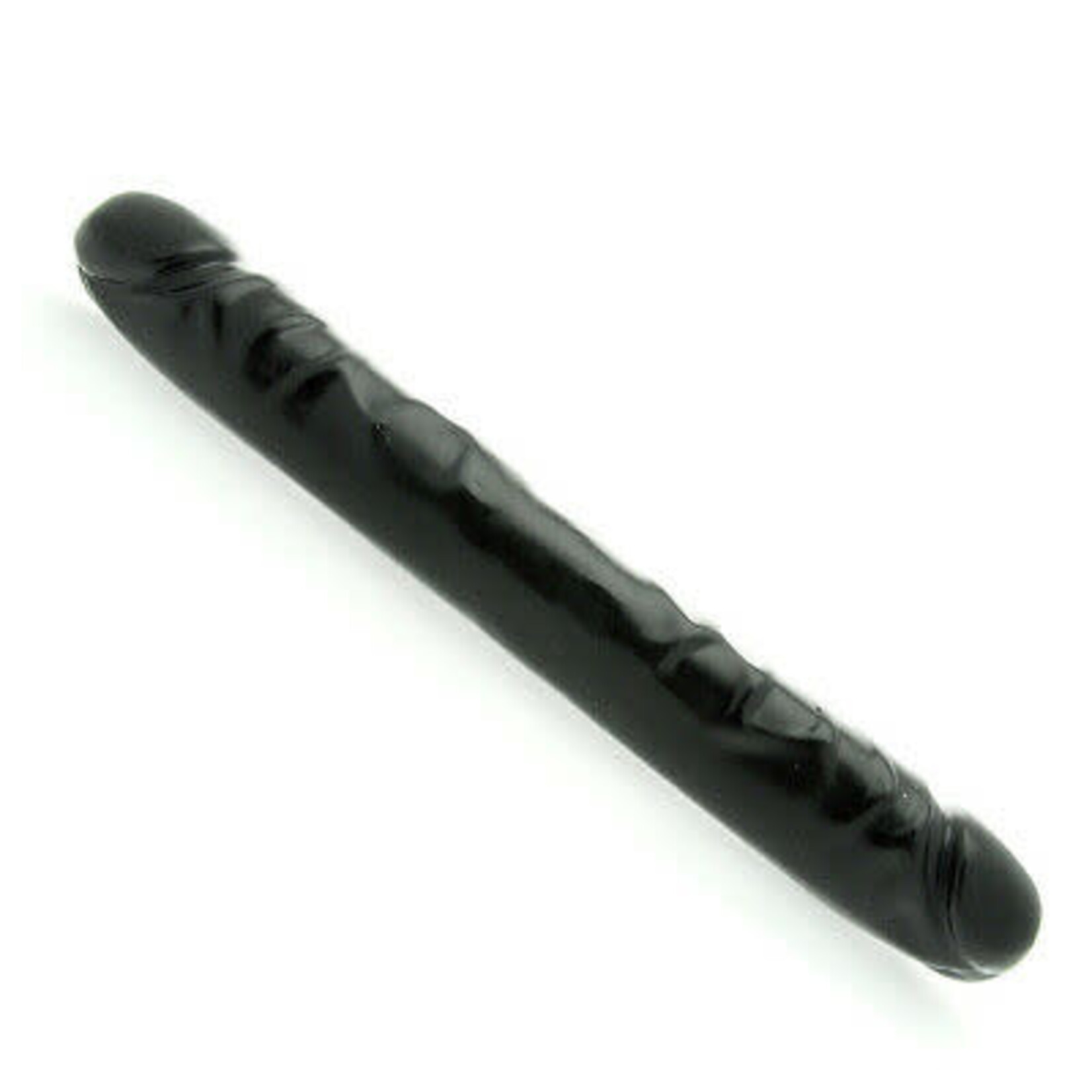 DOC JOHNSON DOC JOHNSON - JR VEINED DOUBLE HEADER 12" - BLACK