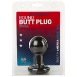 DOC JOHNSON THE CLASSIC ROUND BUTT PLUG  - SMALL - BLACK